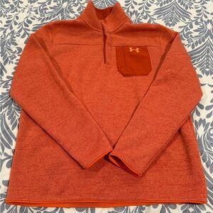 Under Armour Orange Quarter-Zip Pullover